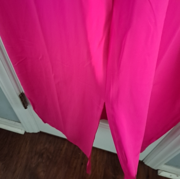 Rainbow Daisy Hot Pink Maxi Dress - Picture 3 of 3